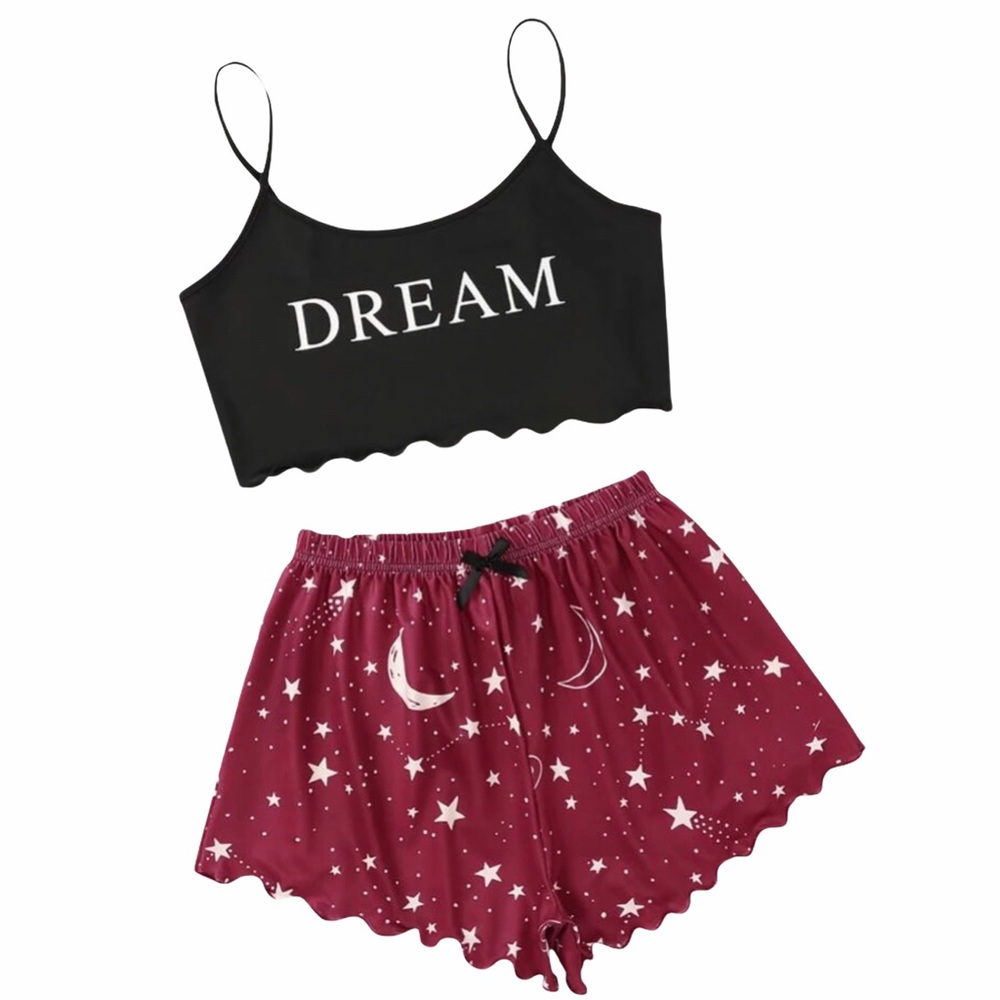 Cami and shorts pj set